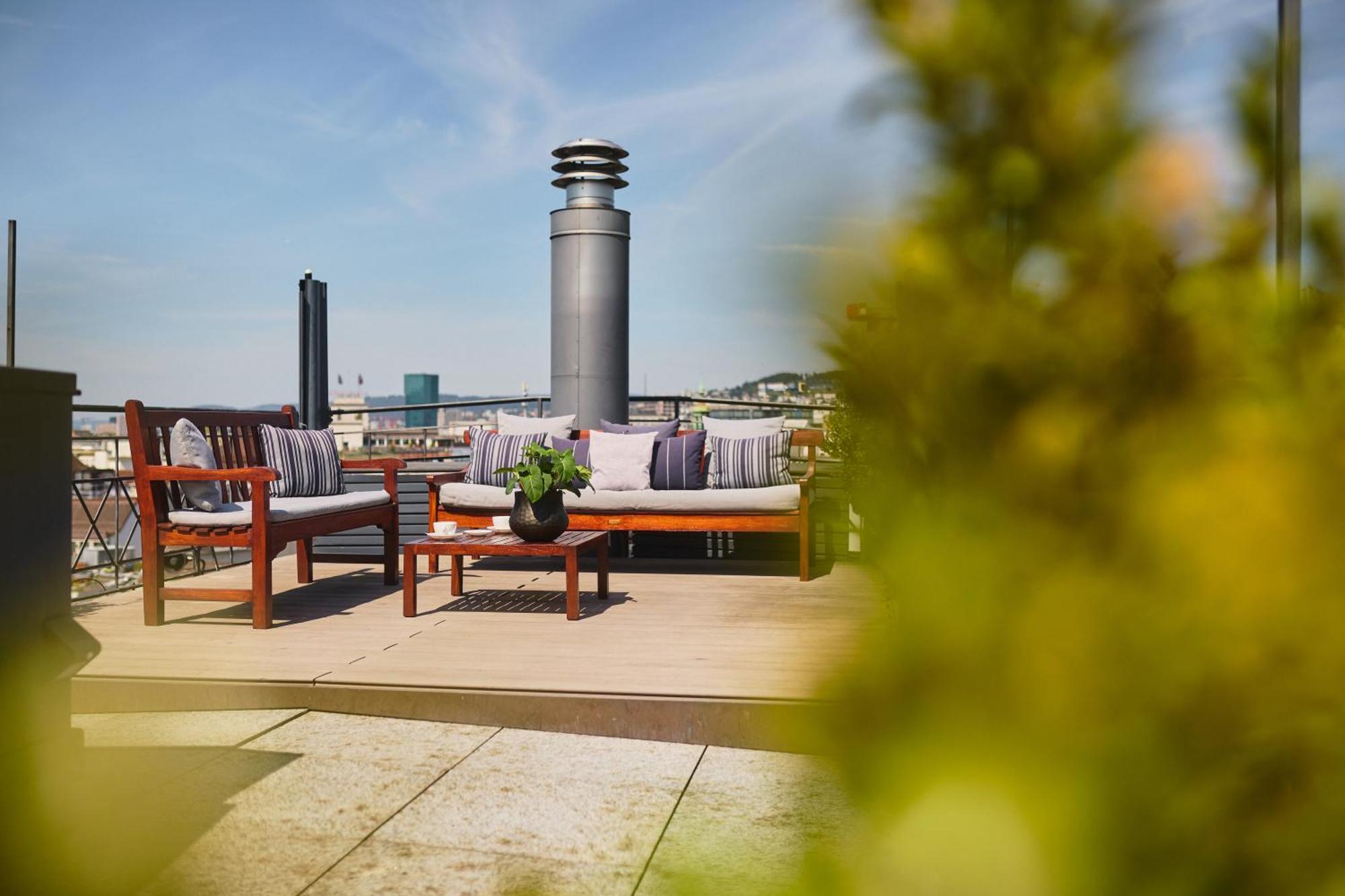 Penthouse-Suite mit Dachterrasse