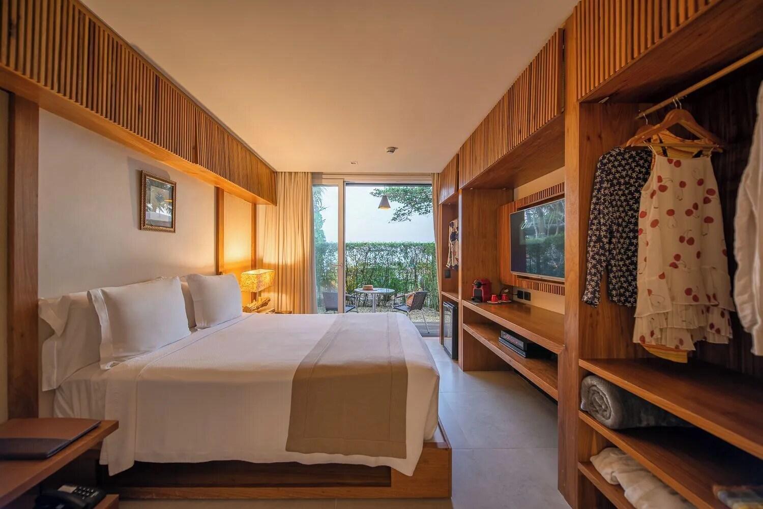 Doppelzimmer mit Gartenblick