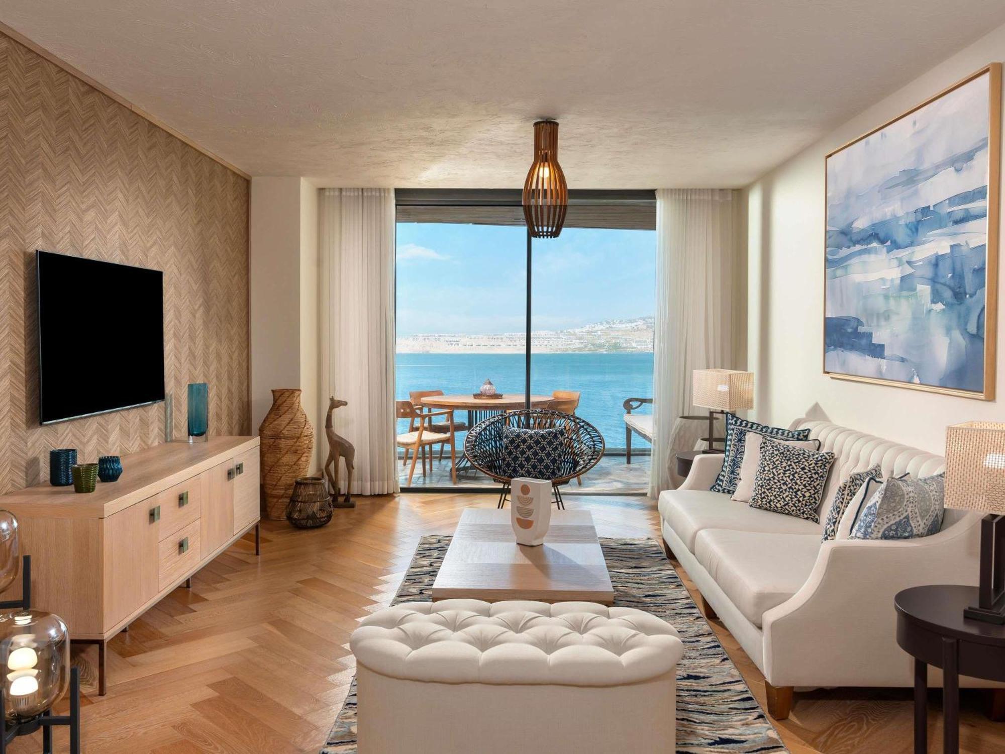 Familiensuite mit 3 Schlafzimmern und Meerblick