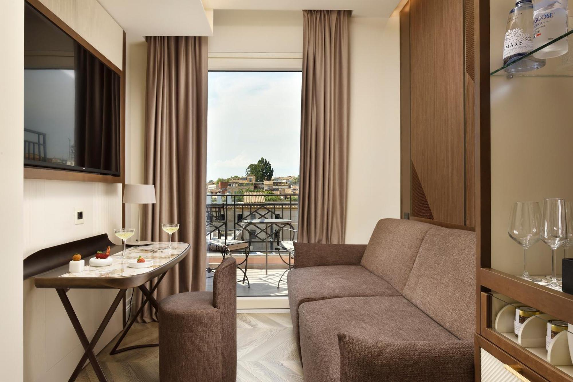Suite mit 1 Schlafzimmer, Whirlpool, Balkon und Panoramablick