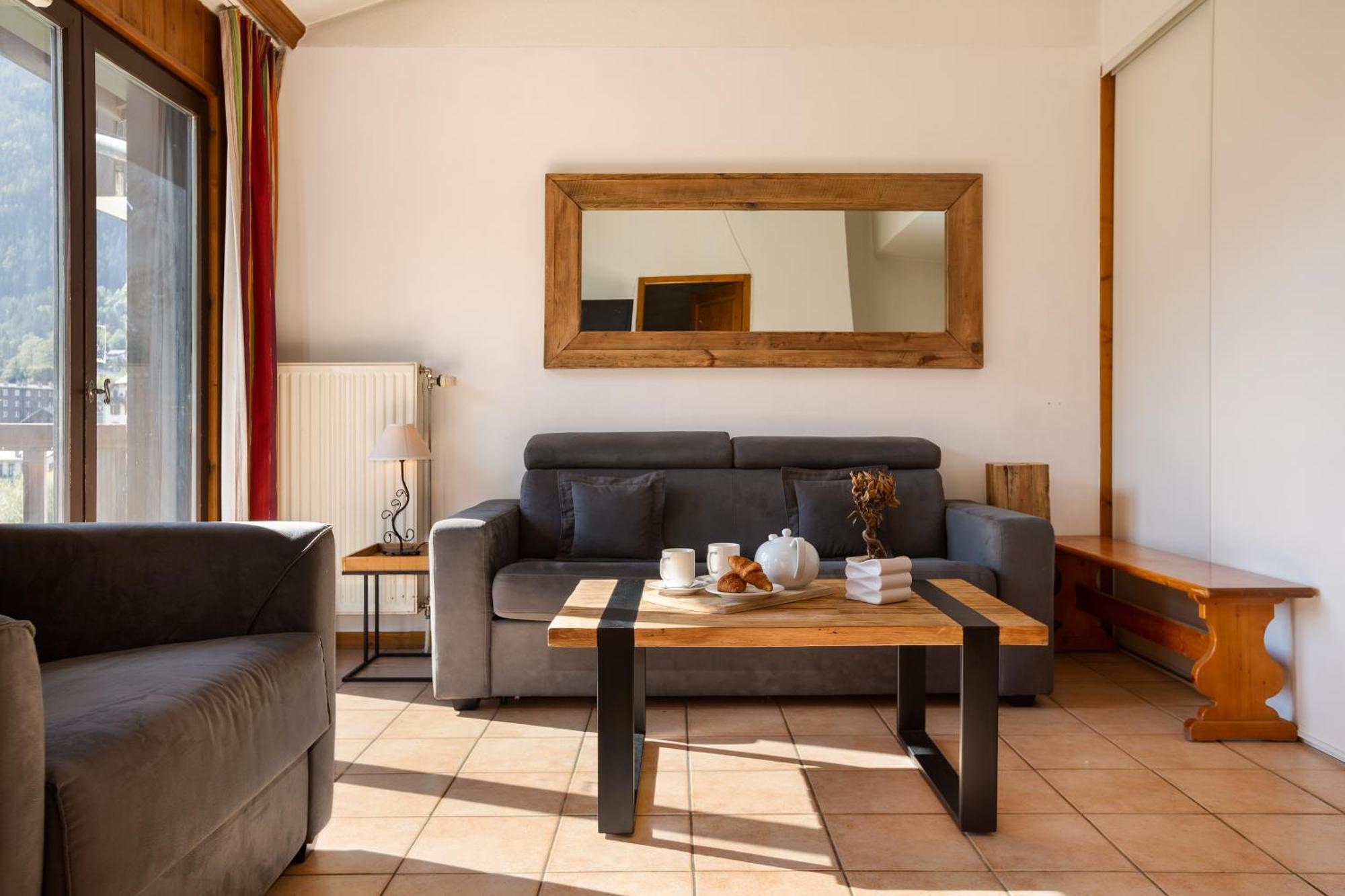Apartment mit Blick auf die Berge