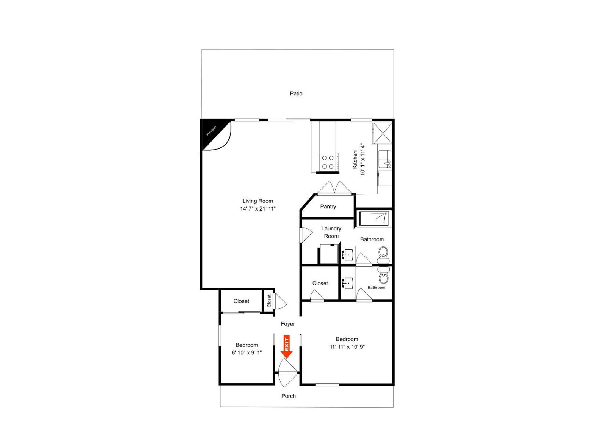 Two-Bedroom Apartment