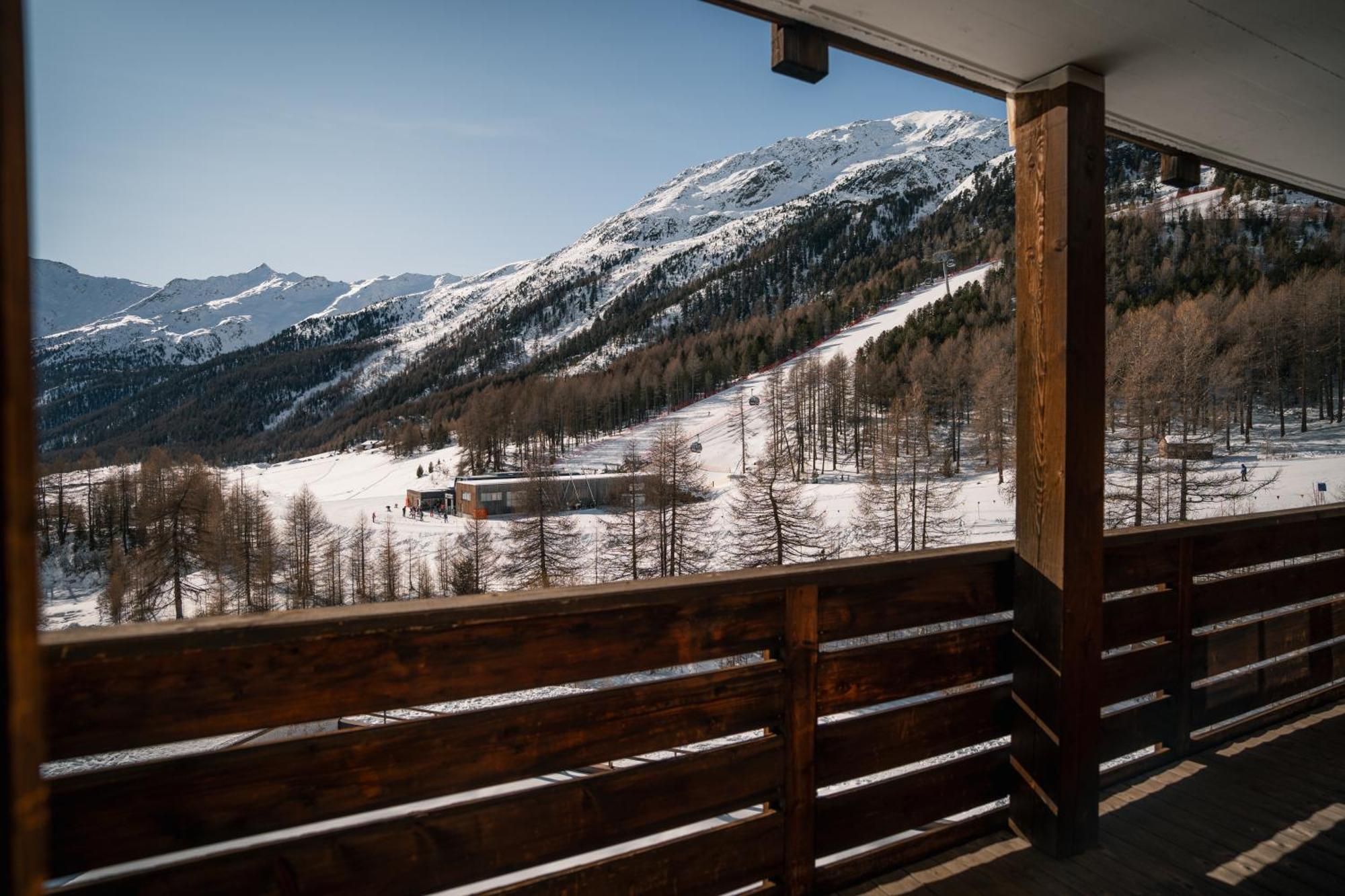 Vierbettzimmer mit Bergblick