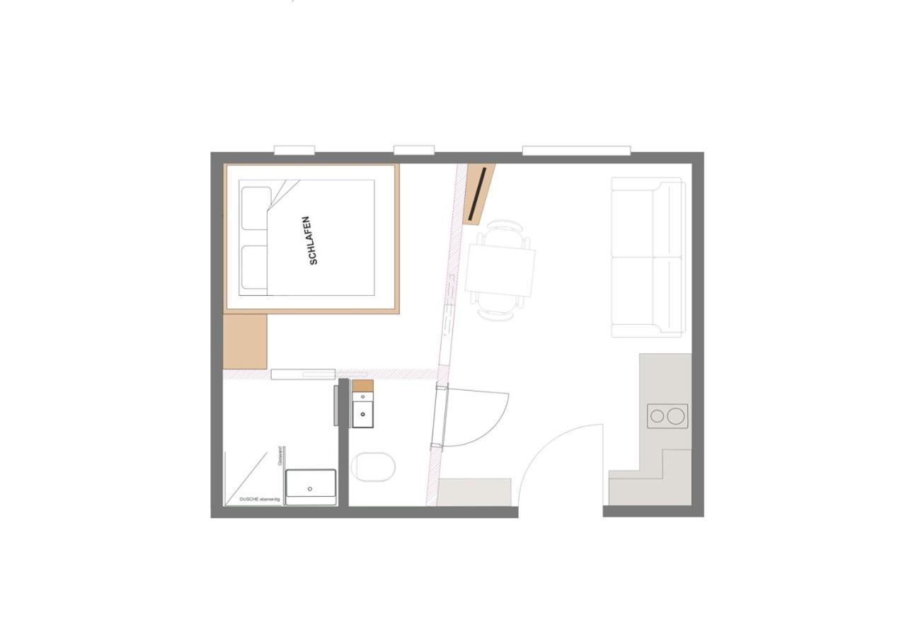 One-Bedroom Living Apartment