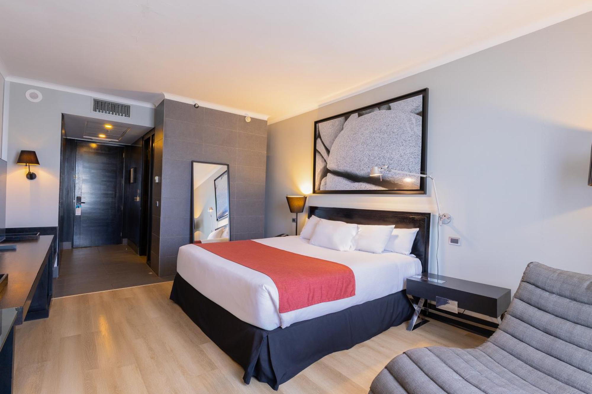 Zimmer mit 1 Kingsize-Bett und Gartenblick – Nichtraucher