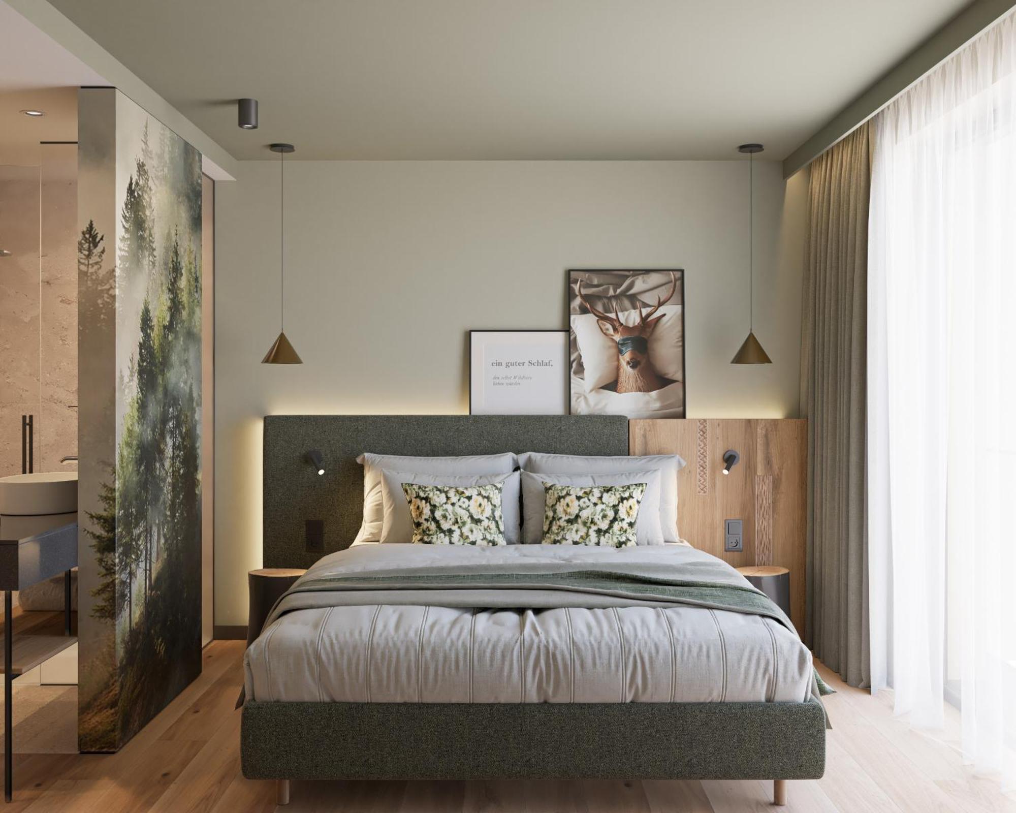 Doppelzimmer mit Balkon