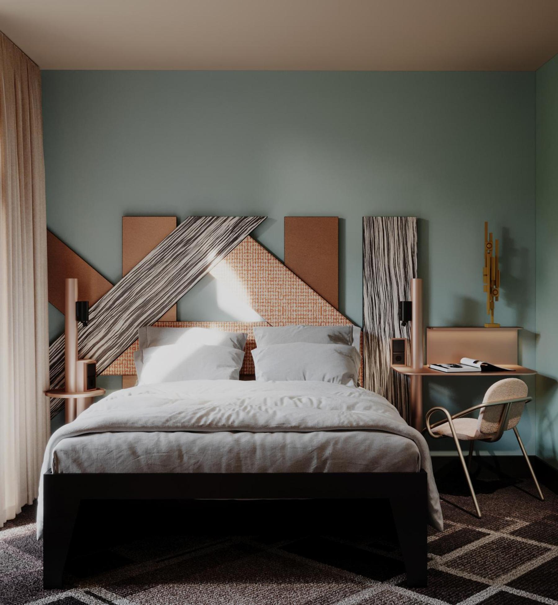 Zwei benachbarte Doppelzimmer