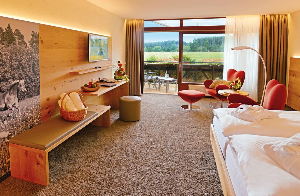 Doppelzimmer mit Gartenblick