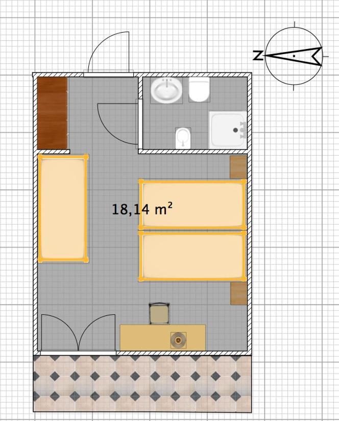 Dreibettzimmer