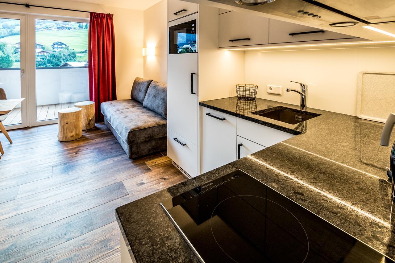 Apartment mit Sauna und Balkon