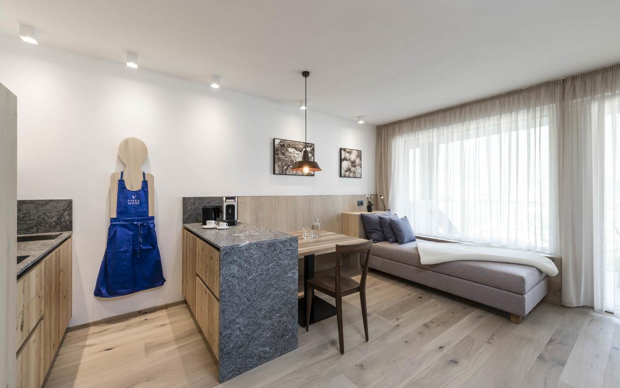 Apartment mit Gartenblick