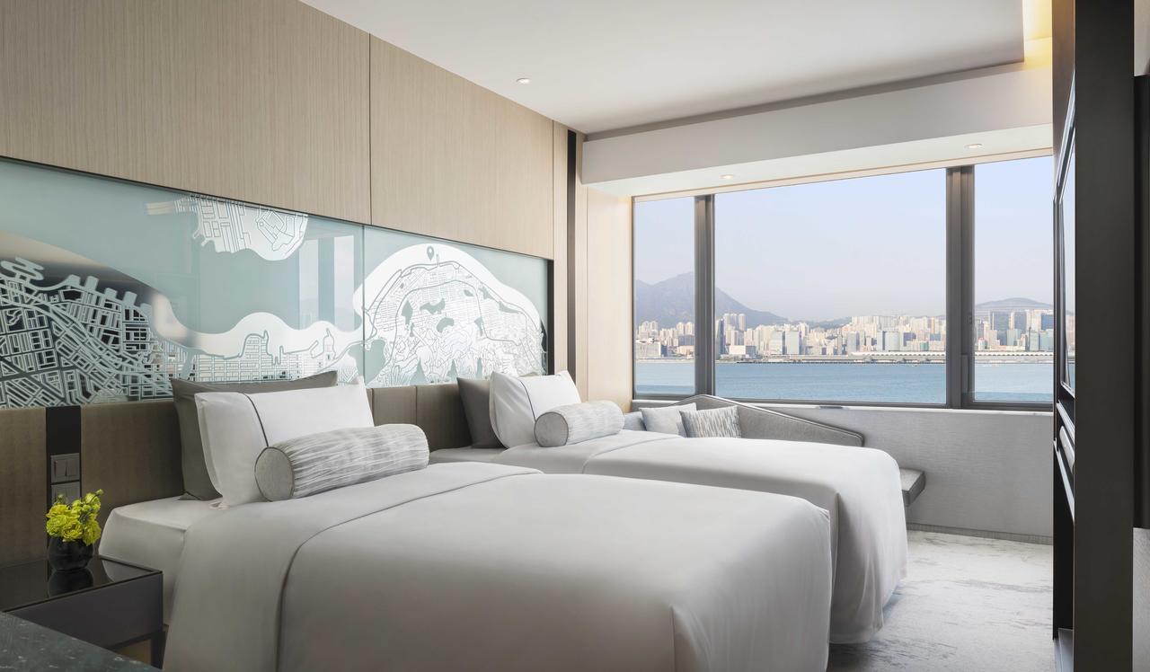Zweibettzimmer mit Hafenblick