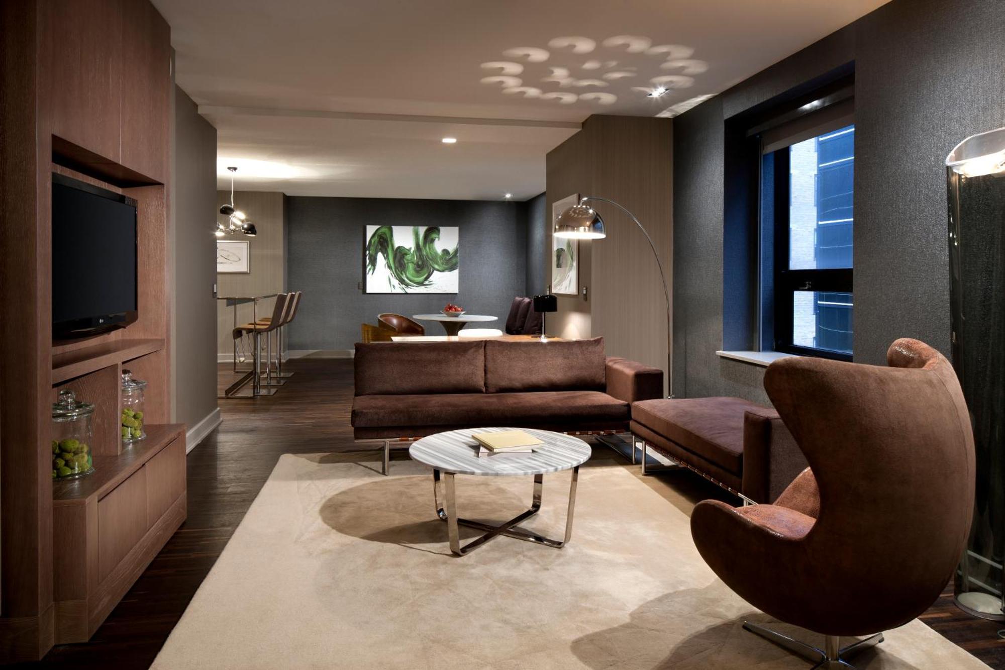 Suite mit 1 Schlafzimmer mit Stadtblick