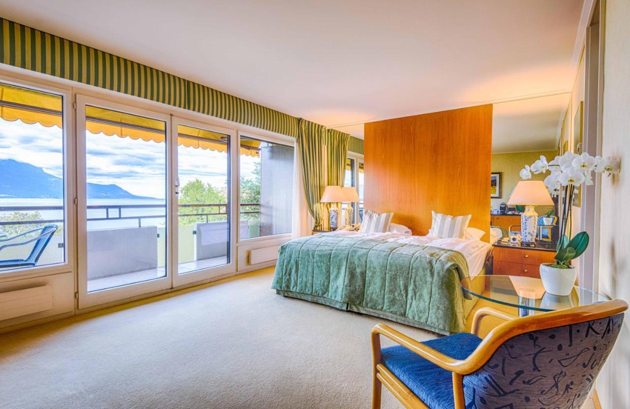 Deluxe Doppelzimmer mit Balkon sowie Park- und Seeblick oder Seeblick