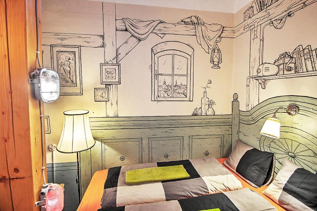 Doppelzimmer mit Gemeinschaftsbad
