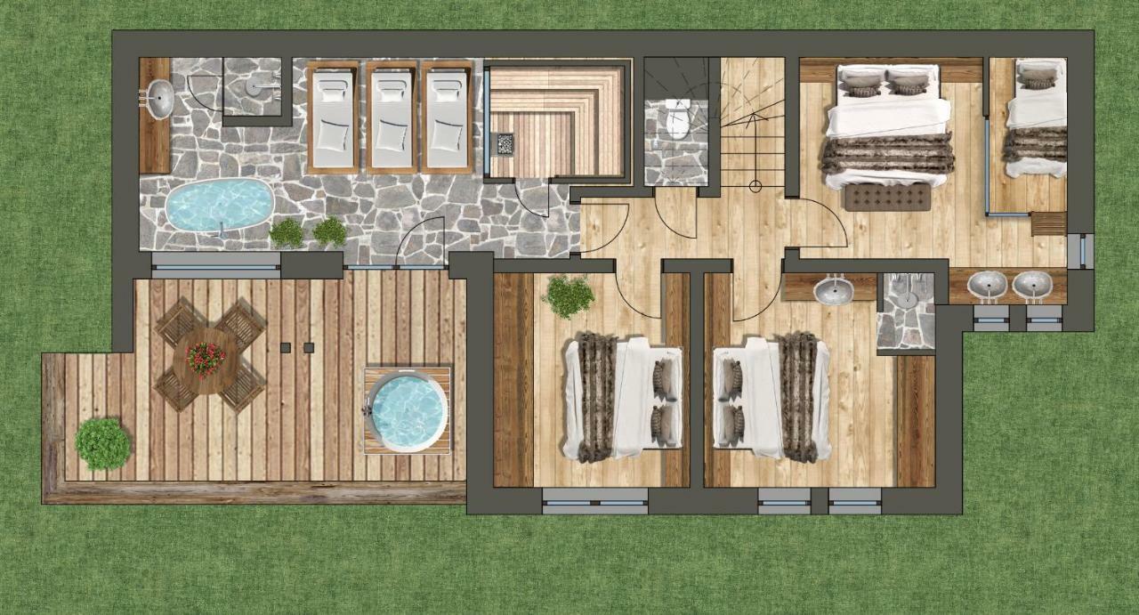 Chalet mit 3 Schlafzimmern