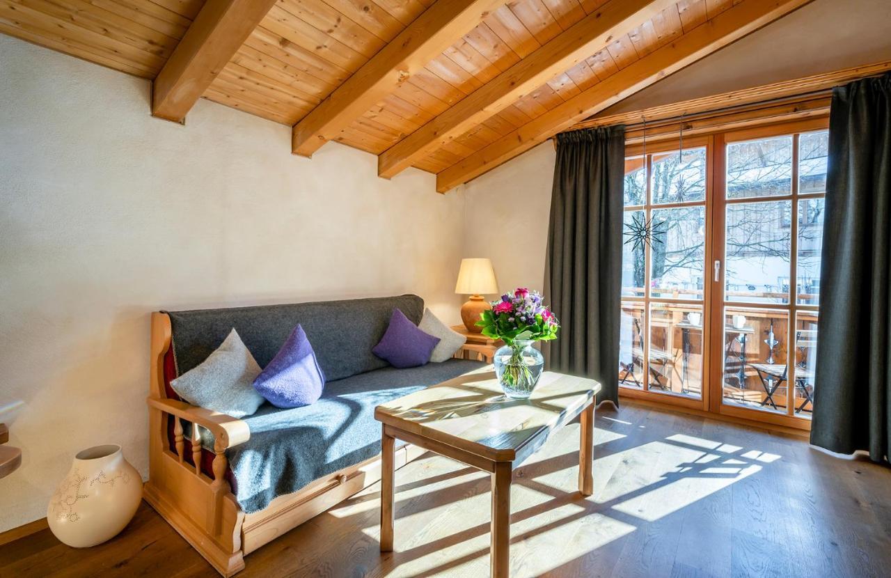 Apartment mit Gartenblick