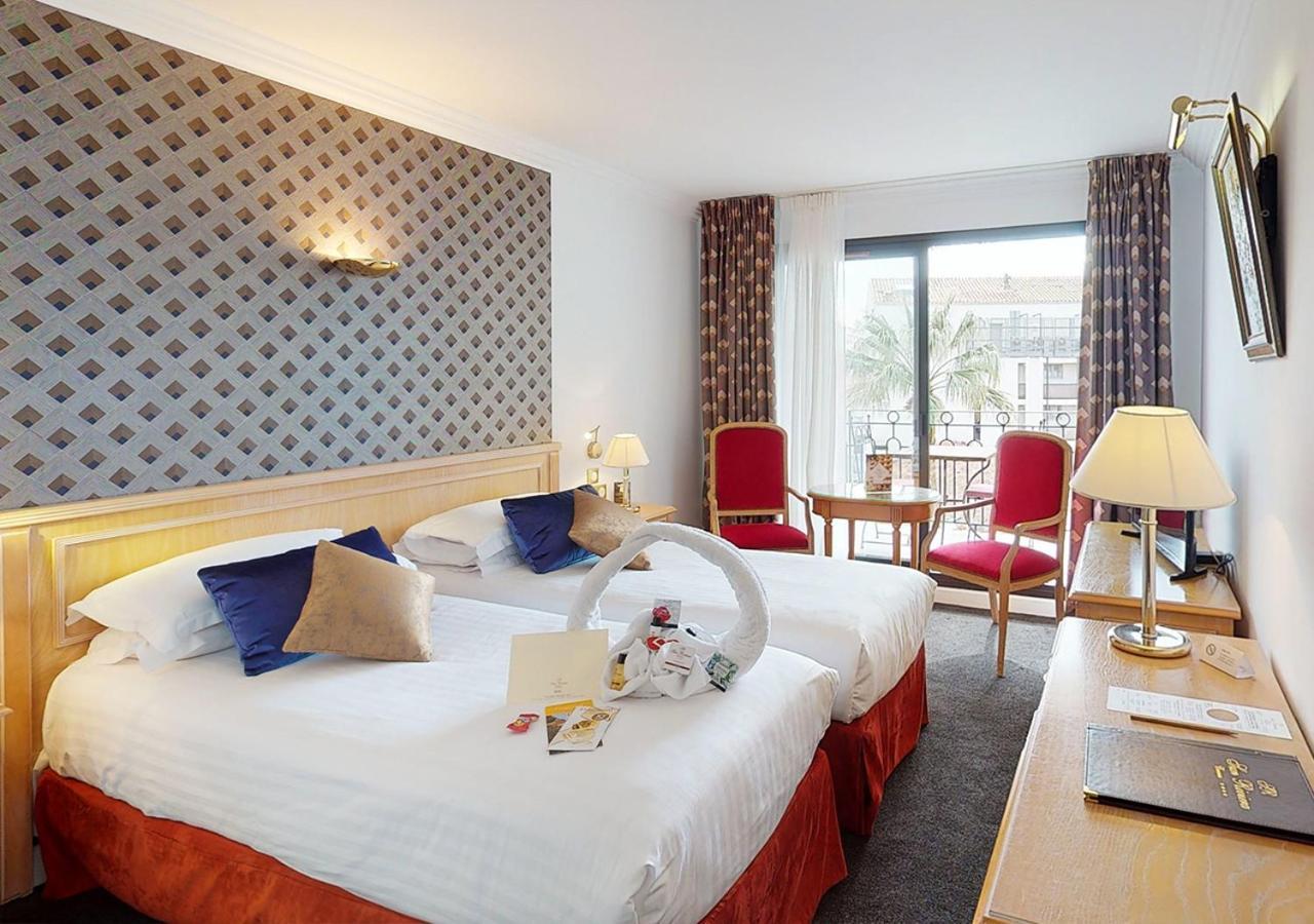 Deluxe Zweibettzimmer mit Balkon und Gartenblick
