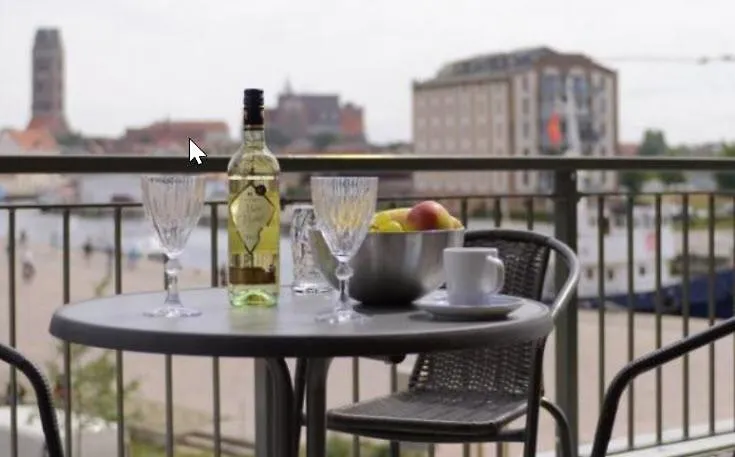 Appartment Ferienwohnung mit großer Terrasse Ohlerich Speicher Wismar-1