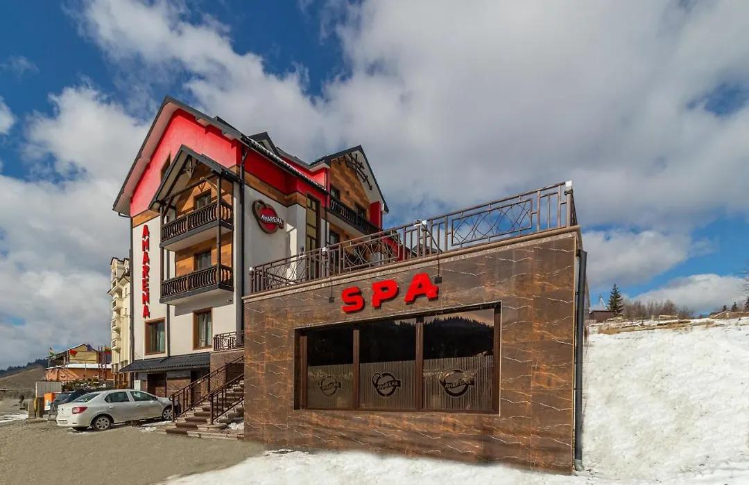Amarena Spa Hotel - Breakfast Included In The Price Spa Swimming Pool Sauna Hammam Jacuzzi Restaurant Inexpensive And Delicious Food Parking Area Barbecue 400 M To Bukovel Lift 1 Room And Cottages-1