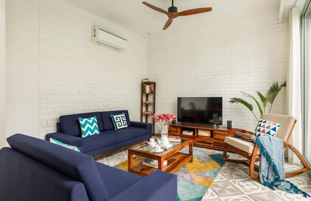 La Risa By The Blue Kite - 2 Bhk Villas Near Vagator Beach, Private Pool With Kitchen, Balcony, Security-1