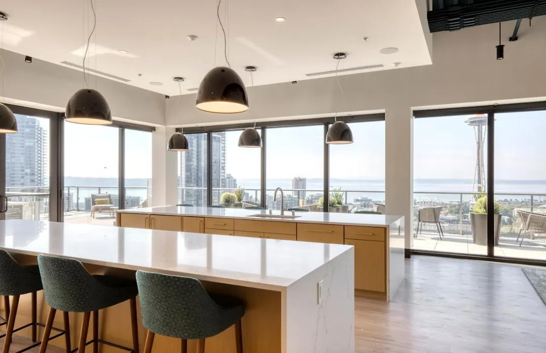 South Lake Union 1Br W Wd Roof Nr Lake Union Sea-487-1