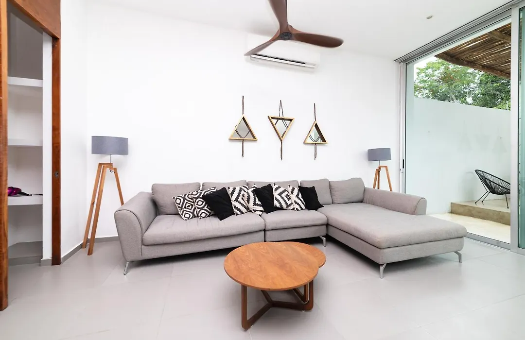 Relaxing 2 Bedroom Apartement In The Center Of Tulum With Private Pool And Terrace-1