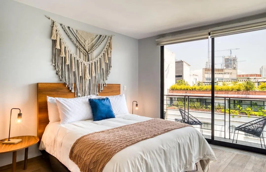 Chic Ph Haven With Rooftop, Condesa 2Br By Tasman-1