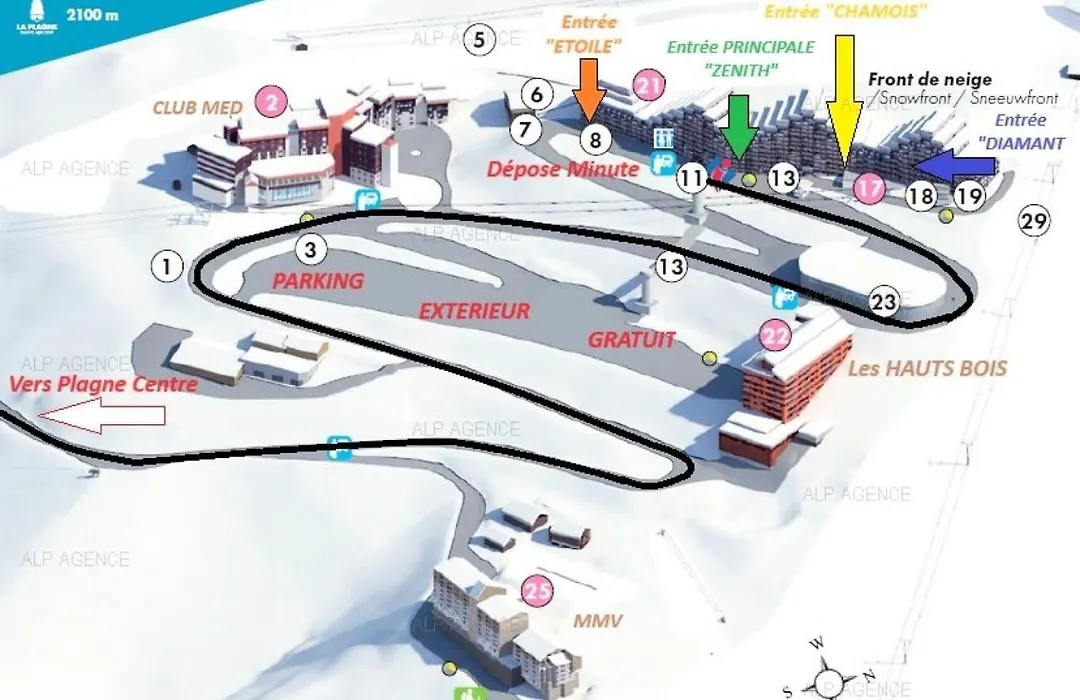Residence Aime 2000 - Studio 3/4 Pers - Aime 2000 - Plagne Aime 2000 - C03A2 Mae-0944-1