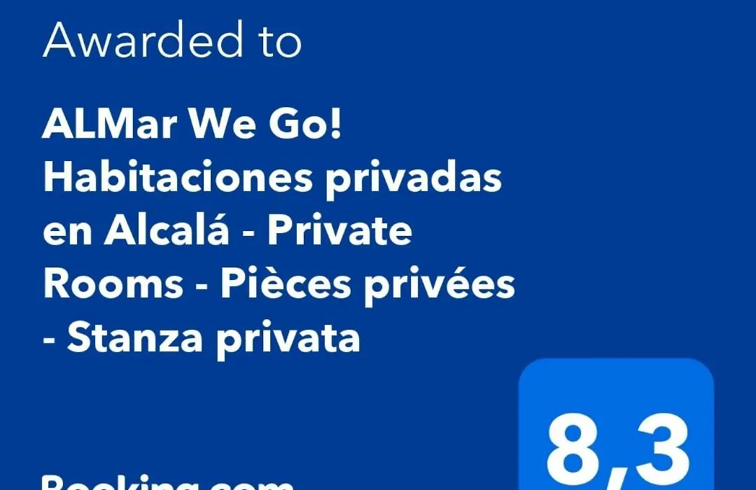 Almar Wego! Alcala -Habitaciones Privadas Con Bano Compartido Frente Al Mar - Private Rooms In Shared Apartment-1