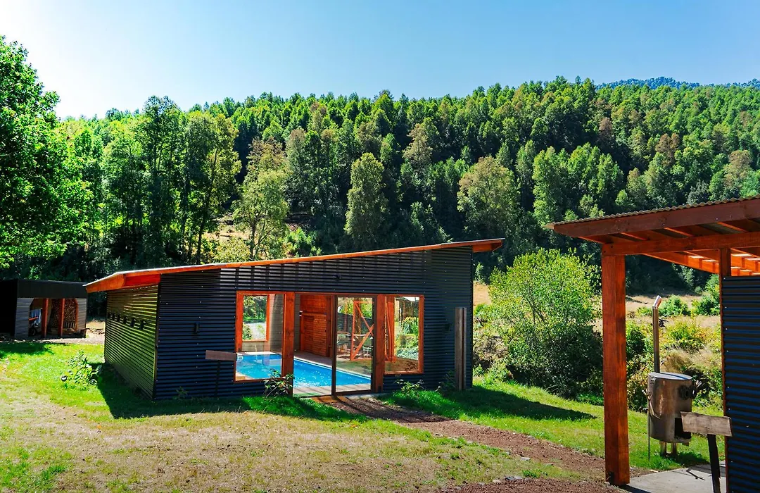 Cabana 4 Personas Hualle Sur Cerca Huilo Huilo-1