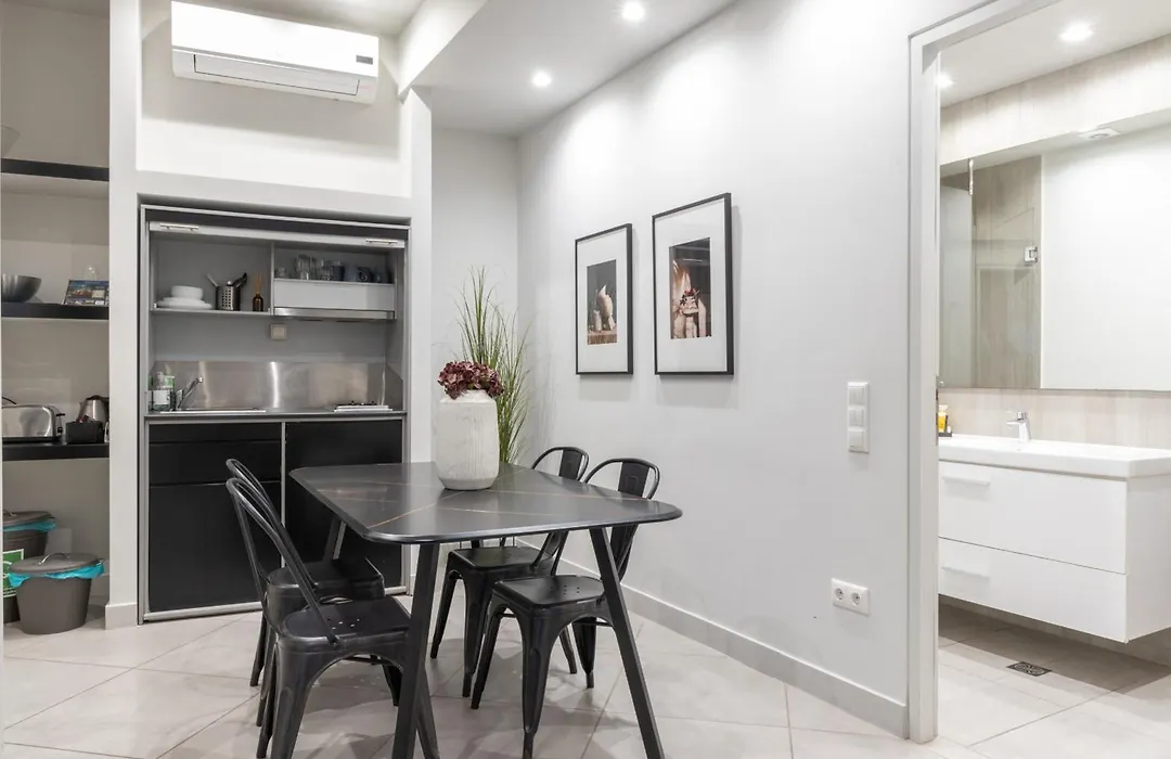 Fantastic Central Athens Suite With Shared Rooftop Deck-1
