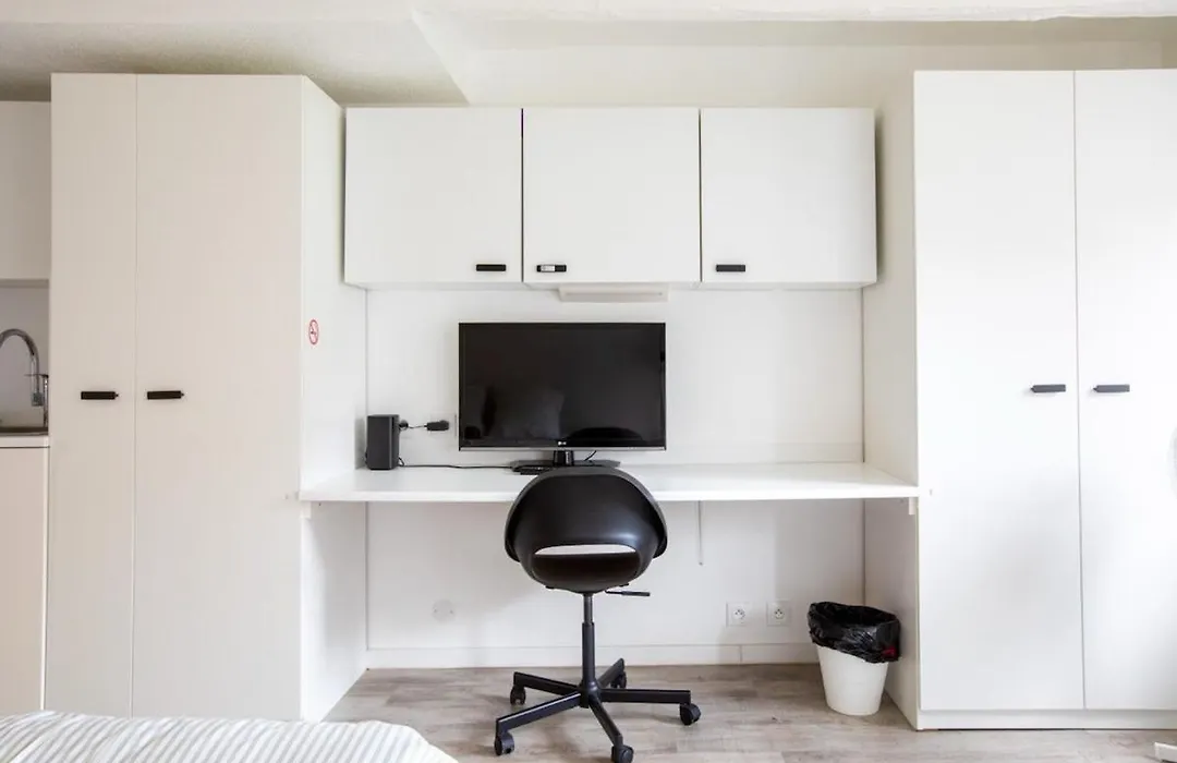 N1 Deluxe Bright Studio, Renovated, Free Parking, Mulhouse Centre-1