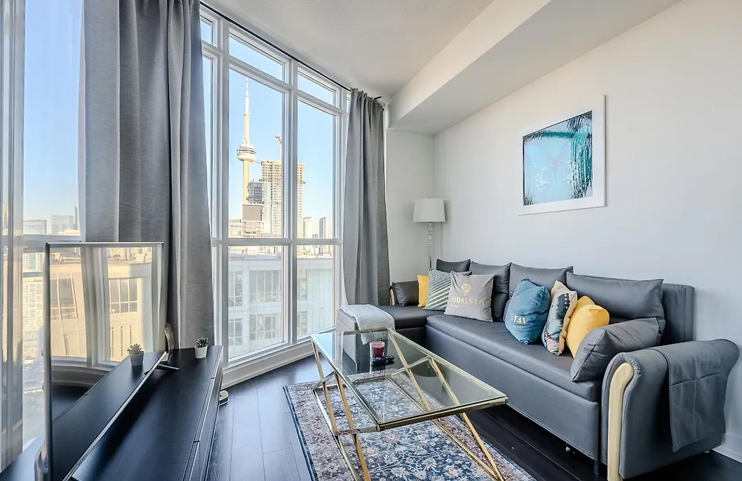 48Th Floor Cn Tower View 1 Bedroom Condo Iceboat Terrace Downtown Toronto-1