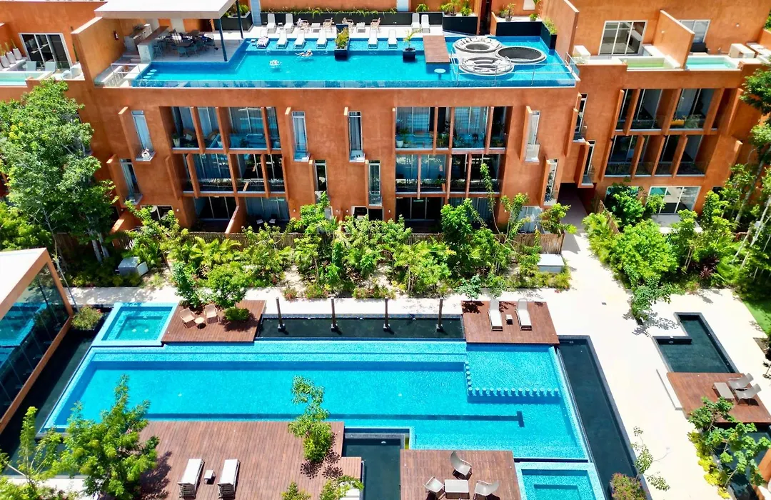 3Br En Aldea Zama-Roof Top-2 Pool-Fast Wifi-Gym-1