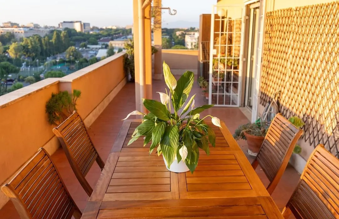 Eur-Motagnola Attico 2Bedr Apt 280 Terrace View-1