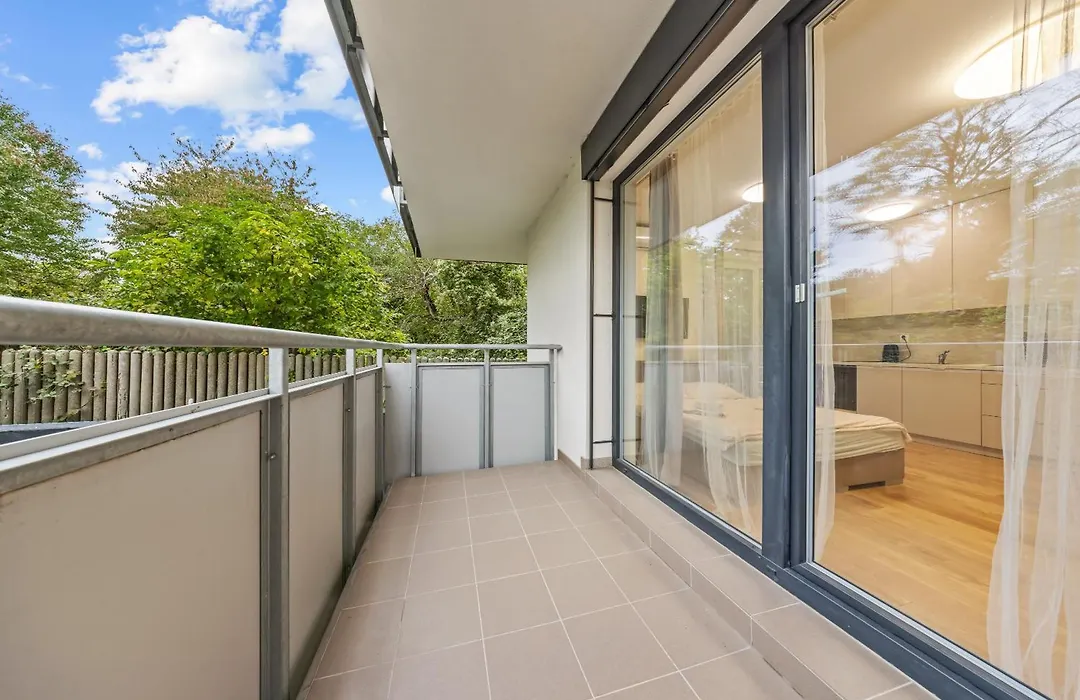 Air Conditioned 1 Room Apartment, With Garden, New Building-1