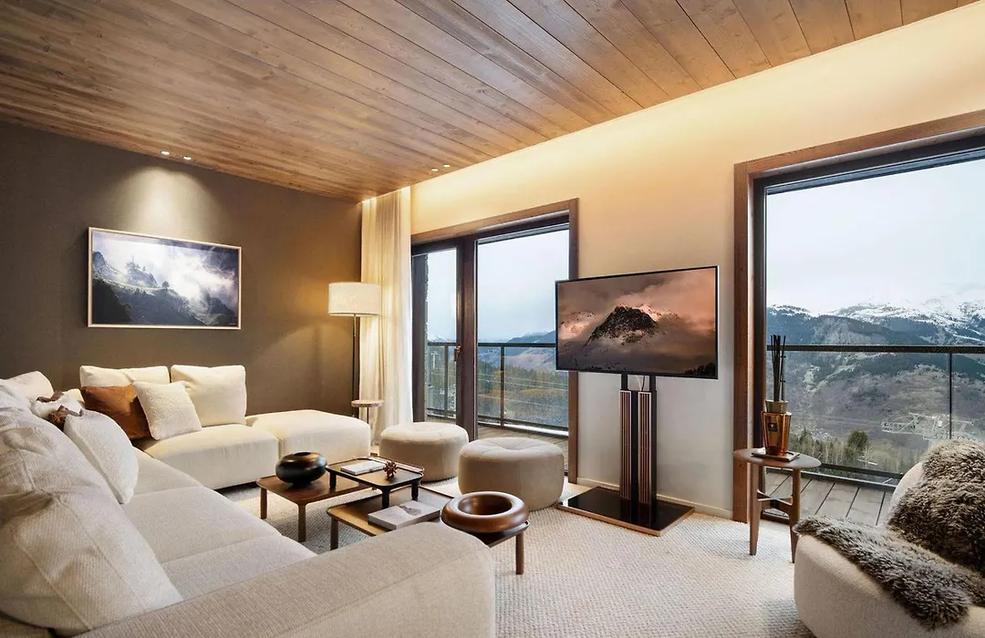 Appartement De Luxe A Courchevel 1850, Acces Ski Et Bien-Etre Inclus - Fr-1-830-15-1