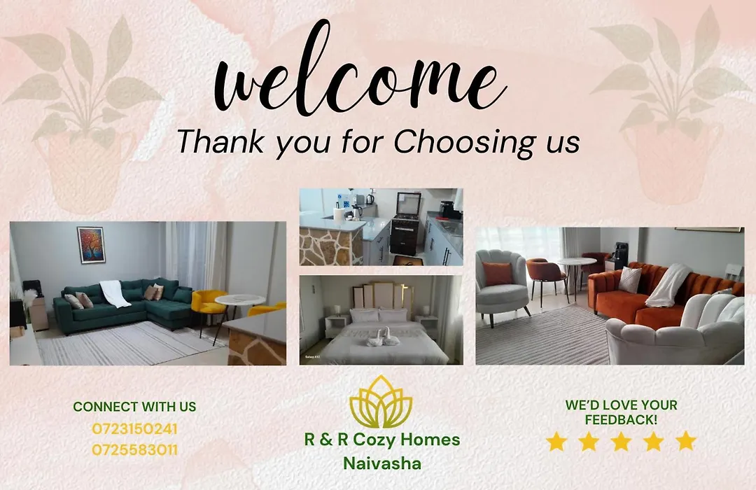 R&R Cozy Homes - One Bedroom Naivasha, Kenyatta Avenue-1