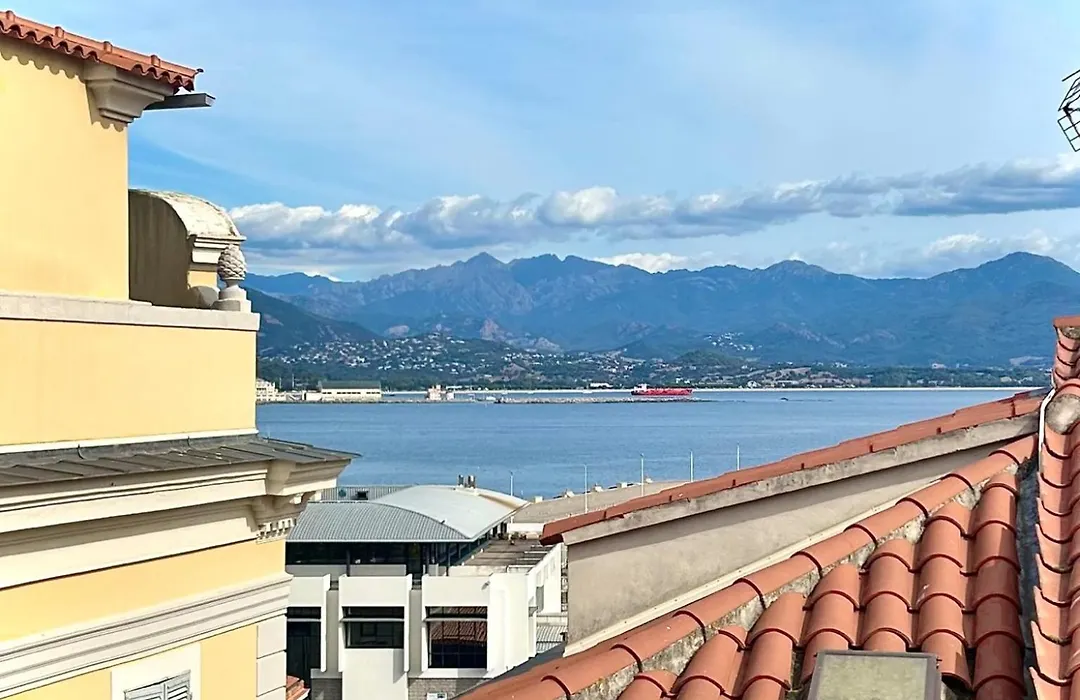 Studio Vue Mer - Centre Ajaccio - 150 M Coeur De Ville-1