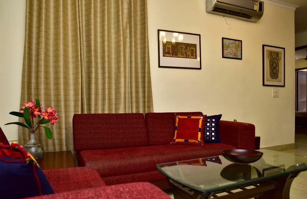 2Bhk Comfortable Furnished Serviced Apartments In Hauz Khas - Woodpecker Apartments-1