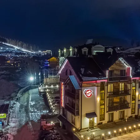 Amarena Spa Hotel - Breakfast Included In The Price Spa Swimming Pool Sauna Hammam Jacuzzi Restaurant Inexpensive And Delicious Food Parking Area Barbecue 400 M To Bukovel Lift 1 Room And Cottages-2