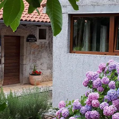 Stone House In Dobrec With Sea View & Pool-3