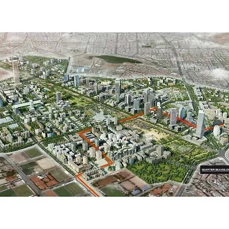 A 2 Minutes De Casa Finance City, Appartement Avec 2 Chambres-3
