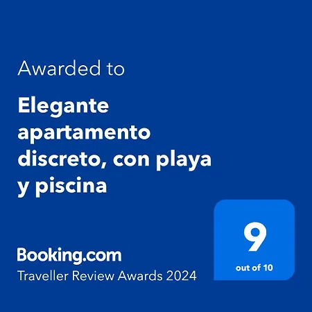 Elegante Apartamento Discreto, Con Playa Y Piscina-3