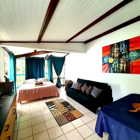 Studio Agreable A Sainte-Anne De 30 M² Avec Piscine Partagee-3