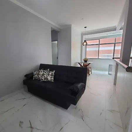 Beira Mar II Dorm Ap207 - Tupi - 15 Metros Da Praia - 2 Dormitorios Com Varanda - Wi Fi E Acomoda Ate 8 Pessoas - Estacionamento Gratuito-2