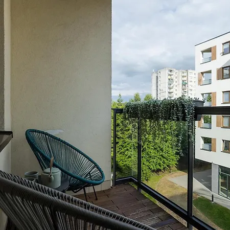Lanciego - Przytulny Apartament Z Osobna Sypialna, Balkon, Wi-Fi, Natolin, Ursynow-3