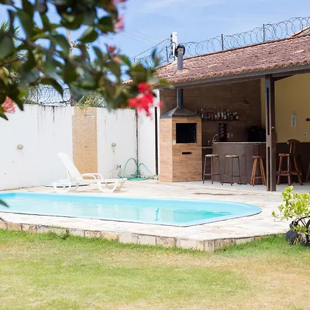 Casasveraneio , Barra De Sao Miguel Casa Com 4 Quartos Sendo 2 Suites,Todos Com Ar Condicionado, 300 M Da Praia, 5 Minutos Praia Das Conchas E 10 Do Gunga! Area De Lazer Com Piscina De 10 M Churrasqueira E Freezer!A Melhor!-3