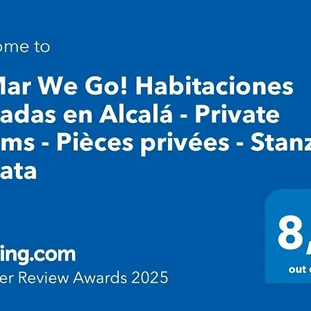 Almar Wego! Alcala -Habitaciones Privadas Con Bano Compartido Frente Al Mar - Private Rooms In Shared Apartment-2